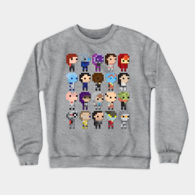 Pixelfect (femshep) Crewneck Sweatshirt by sparkmark